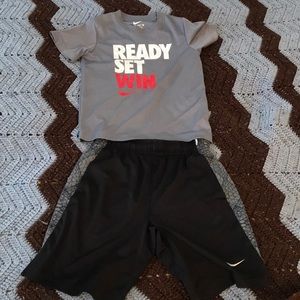 Boys Nike Dry Fit shorts & shirt